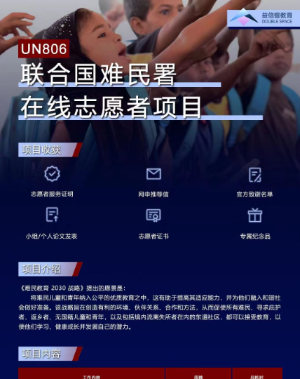 联合国难民署线志愿者项目